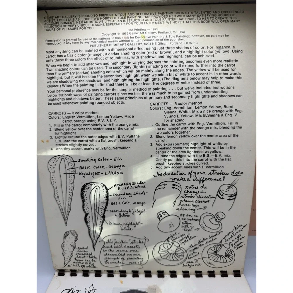 Vintage Tole-Fully Yours Book No 20 1975 Geme' Art Gallery